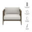 Fauteuil d'extérieur en teck Northlake