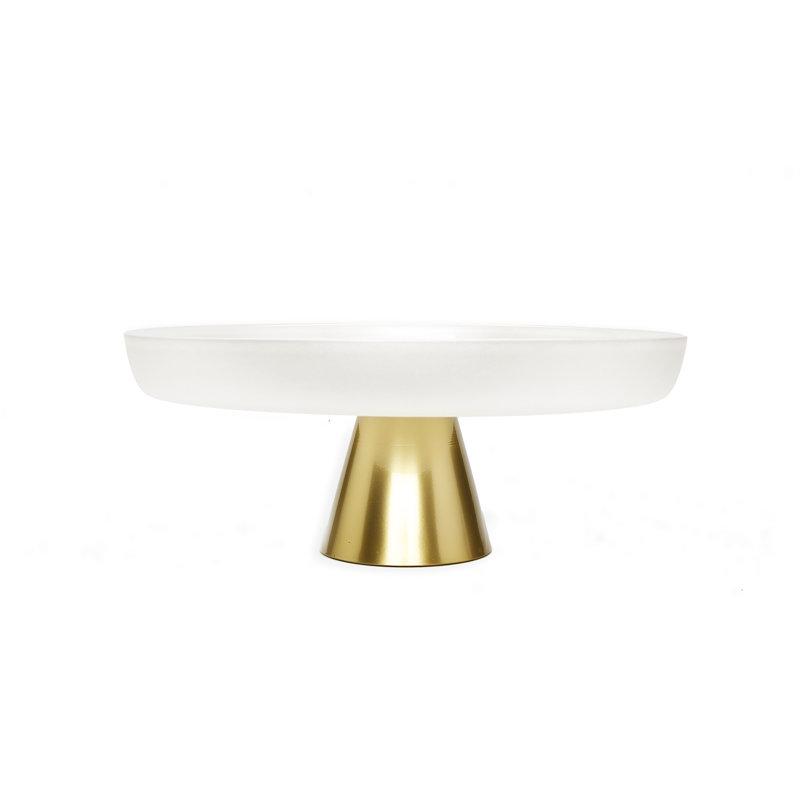 Plateau à gâteaux, H 5 po x l 13,5 po x P 13,5 po