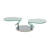 Crystal Petal Extention (22.5-61.5) Coffee Table