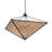 38" Square Mission Prime Inverted Pendant