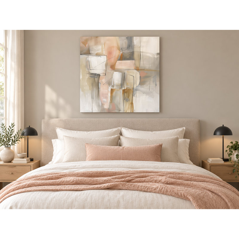 Soft Composition Wrapped Canvas Wall Art, 30"W x 30"H x 1.5"D