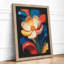 Golden Bloom Art Deco - Print-392652166-392652160