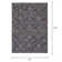 Ullin Floral Navy Sapphire Blue Performance Area Rug