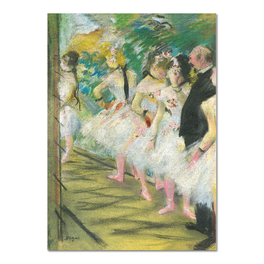 Glasbild Il Balletto von Edgar Degas