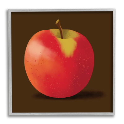 «Lush Red Apple», portrait détaillé par Sally Springer Griffith - impression