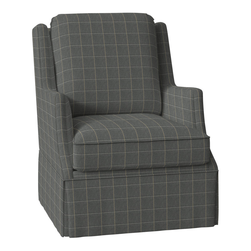 Savannah Swivel Wingback Chair, Perigold Youngman Zinc
