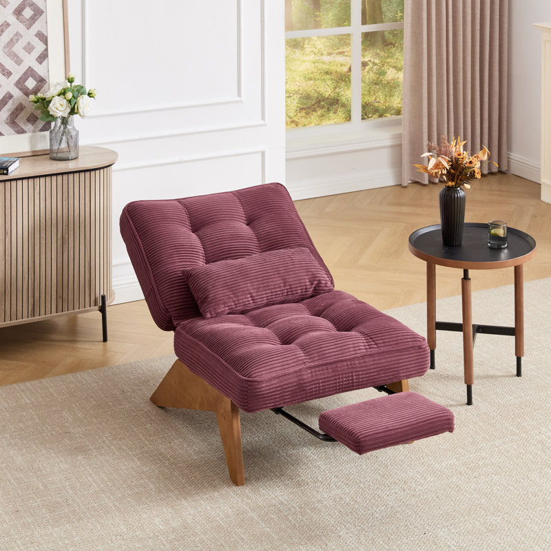 Upholstered Armless, Winered