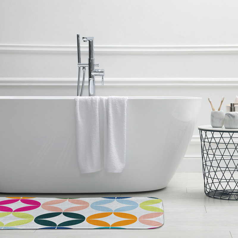 Tapis de bain Funky Junky, L 21 po x L 34 po, Vert
