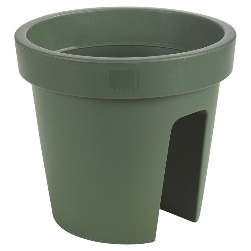 Arthar Railing Planter, Green
