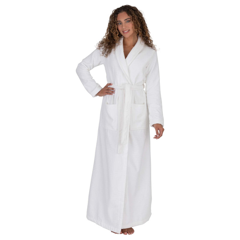 Terry-Jac. Blanc - très grand, Jacquard blanc, P