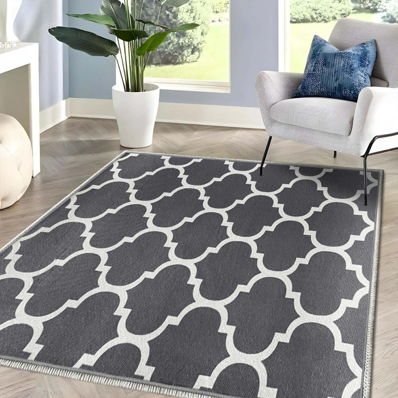 Armilla Abstract Machine Printed Area Rug, Rectangle 160 x 230 cm