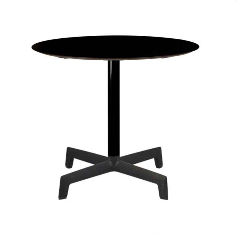 Table de salle à manger Spoutnik, Noir, L 31,5 po x L 31,5 po, Table standard (hauteur 28,54 po)