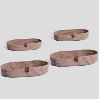 Ebern Designs Cotton Decorative Basket