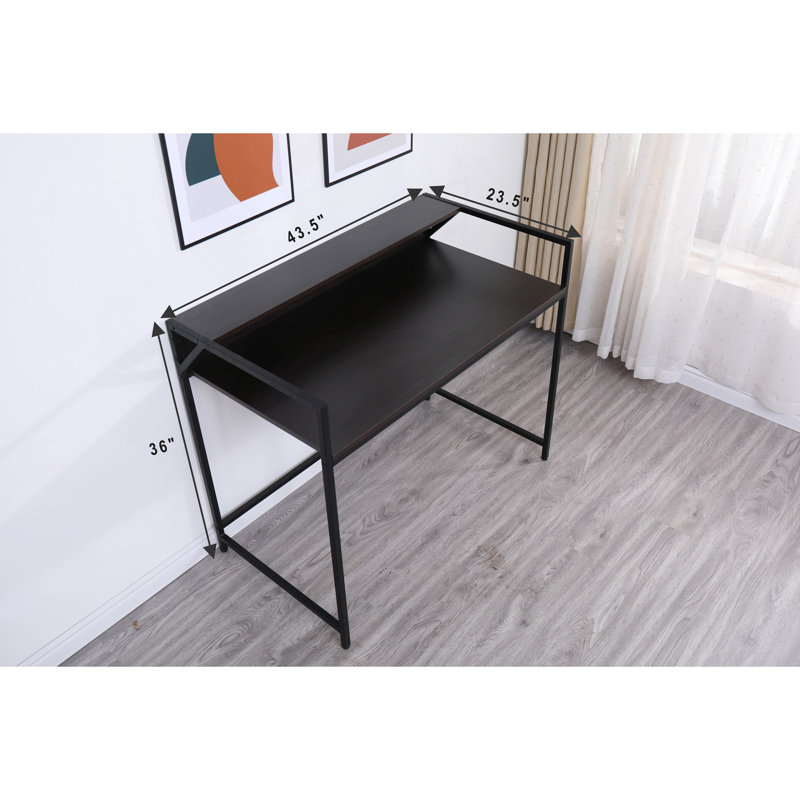 Desk,Black Console Table Narrow Modern Entryway Table Small Behind Couch Table Skinny Sofa Table Hallway Table For Living Room Foyer Bedroom Corridor Office