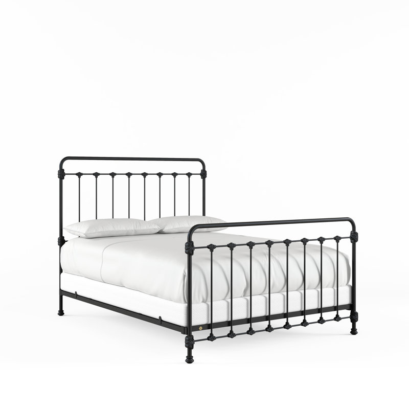 160 Picket Fence Bed | Complete Standard, California King, Gunmetal