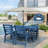 HDPE Patio Dining Table  With Umbrella Hole-2054109337