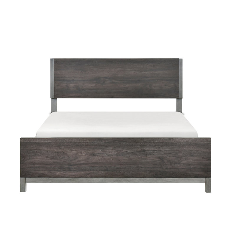 Lit moderne au design élégant et bruni, Grand