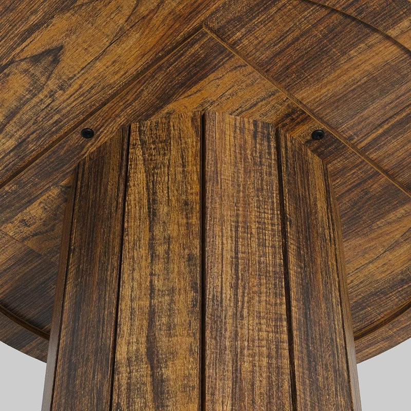 Table bistro Natural Wood, Brown