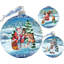 Holiday 5.5'' Handmade Glass Ball Ornament