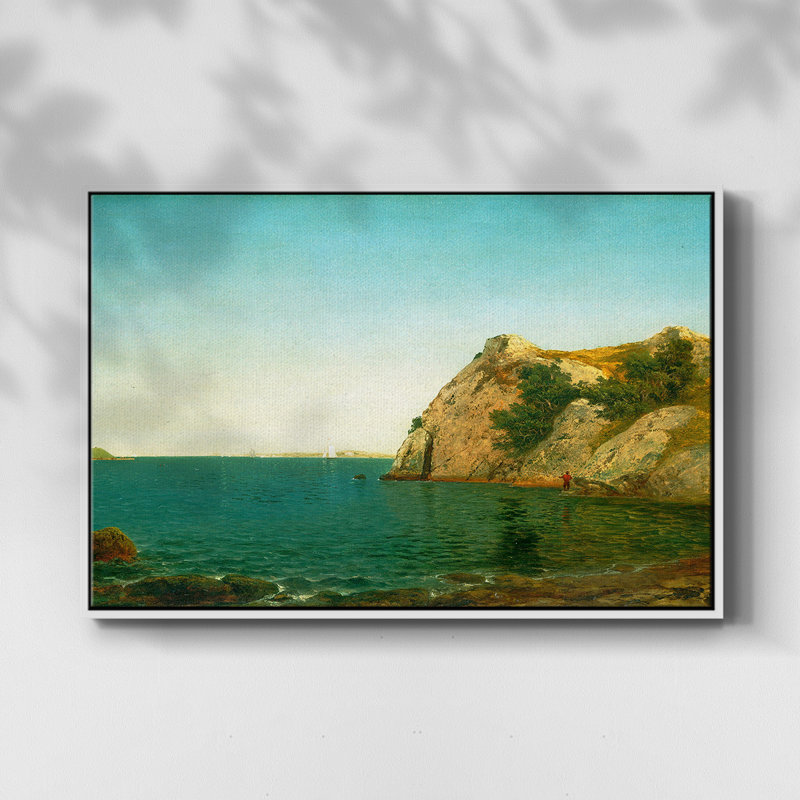 «Vintage Nautical Print-XXXIV» sur toile, Blanc, H 25 po x l 37 po