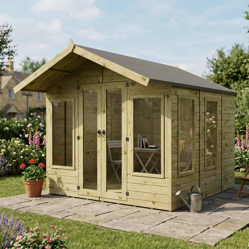 Mercia 8 x 8ft Premium Sussex Summerhouse