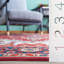 Tapis oriental rouge / bleu Sonia-2051090940