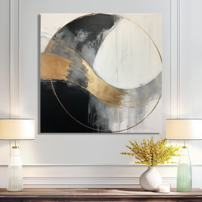 «Full Moon Time Balance II», art mural abstrait