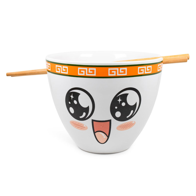 Service de vaisselle japonais Bowl Bop Pho-Kin Good | Bol Ramen 16 onces, baguettes