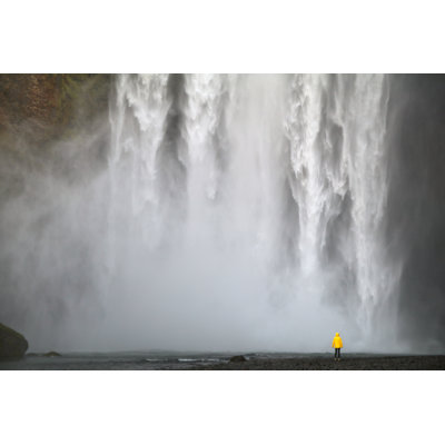 Huge Waterfall - Wrapped Canvas Print