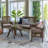 Acacia 4 - Person Patio Conversation Set with Cushions-730292049