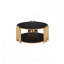 Table basse à finition dorée