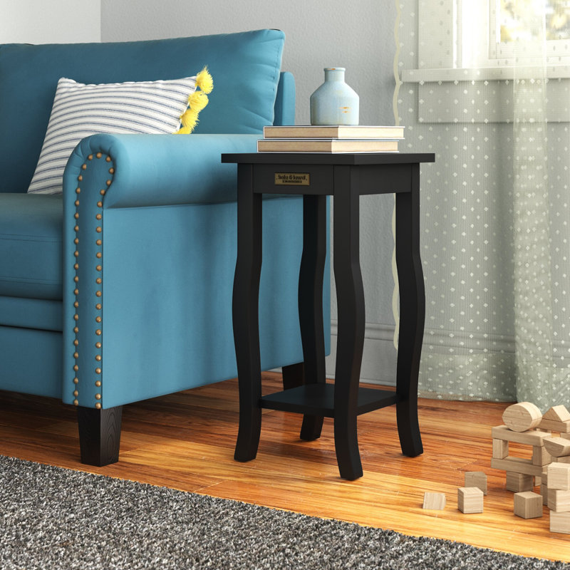 Danby End Table, Black, Black
