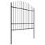 Fihria Garden Fence Spear Outdoor Panel Barrier Border Privacy Multi Sizes