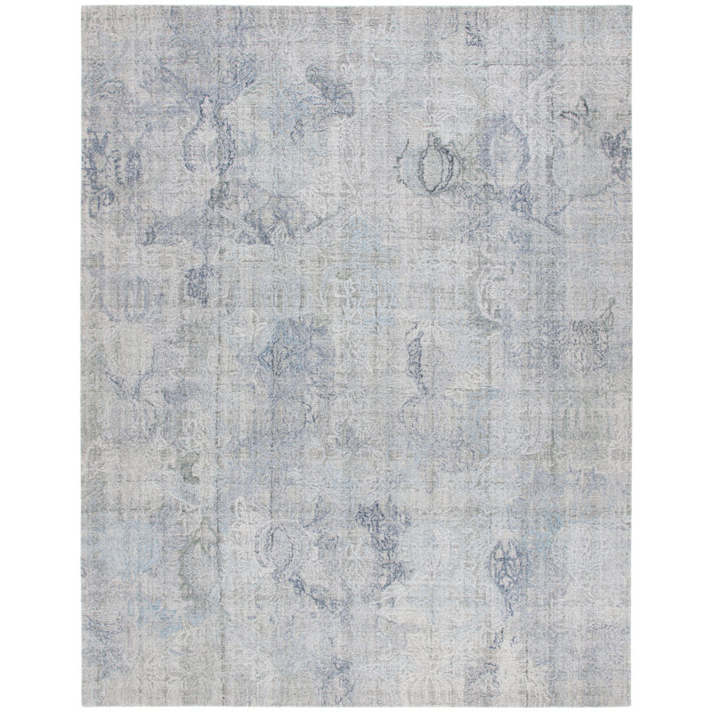 Tapis Marquee 121 en ivoire / gris, Rectangle 8 pi x 10 pi