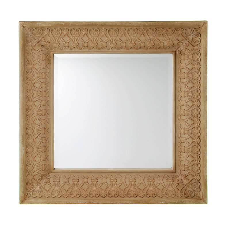 Dyerlane Wood Flat Wall Mirror