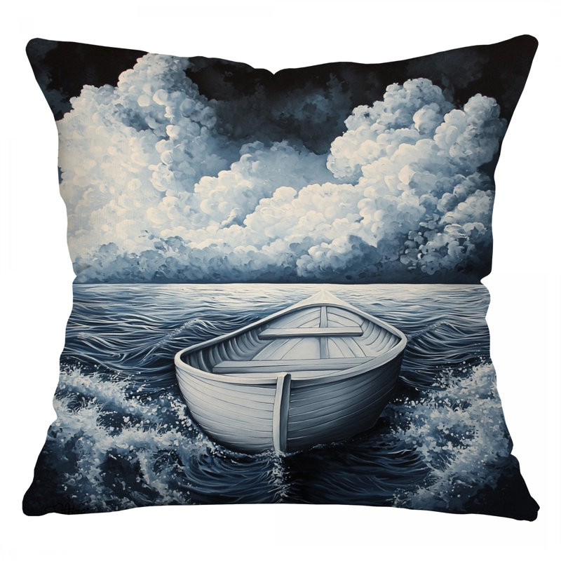 Coussin Nautical, Carré 14 po
