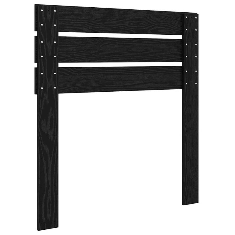 Headboard, Twin, Black Oak