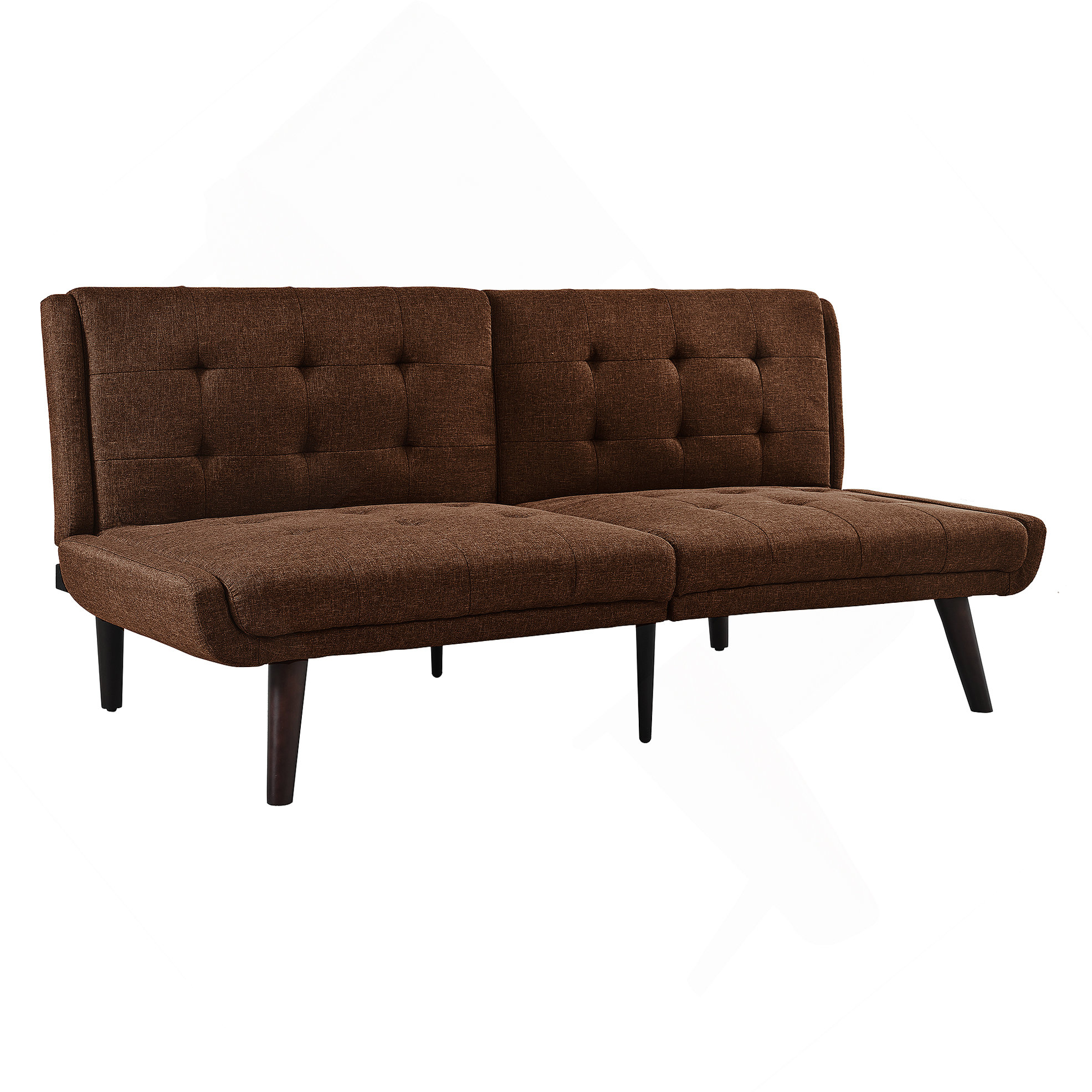 George Oliver Convertible Futon Sofa Bed With 5-Position Adjustable ...