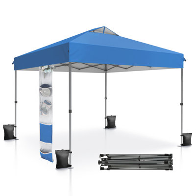 10X10Ft Pop Up Canopy Tent With Storage Bag