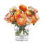 Mixed Ranunculus In A Vase