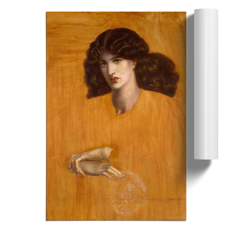 The Lady Of Pitty by Dante Gabriel Rossetti - No Frame Painting, 30cm H x 21cm W x 0.1cm D