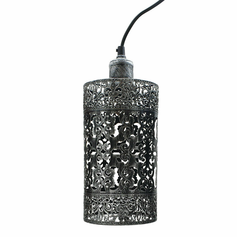 Brierley 1 - Light Cylinder Pendant, Brushed Silver