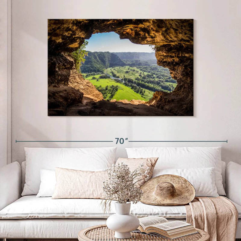 Grotte Alvord Cueva Ventana, H 32 po x l 48 po