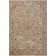 Sorrento Oriental Machine Made Polyester Area Rug in Bark/Natural