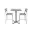 Milloy Outdoor 3 - Piece Bar Height Dining Set
