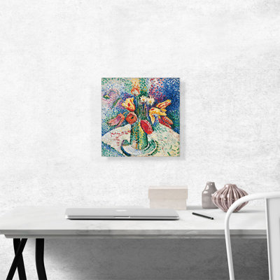 " Tulips And Flowers In Vase 1905 " by Henri Matisse Painting Print