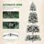 Arbre de Noël artificiel 9 pi avec 750 lumières claires pour la maison / bureau / vacances