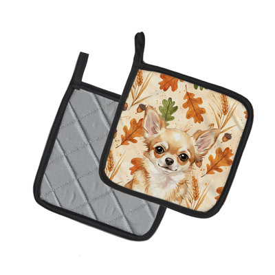 Paire de porte-casseroles Faw Chihuahua