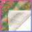 Orange Green Damask Blankets-130504473