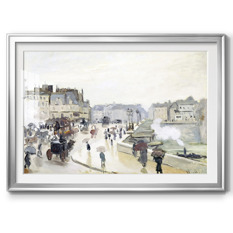 Le Pont Neuf, 1872, H 19 po x l 27 po x P 1,5 po, Argent